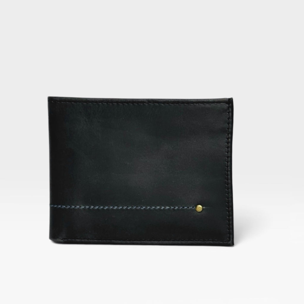 Billetera Hombre Cuero Negro Arizona RFID