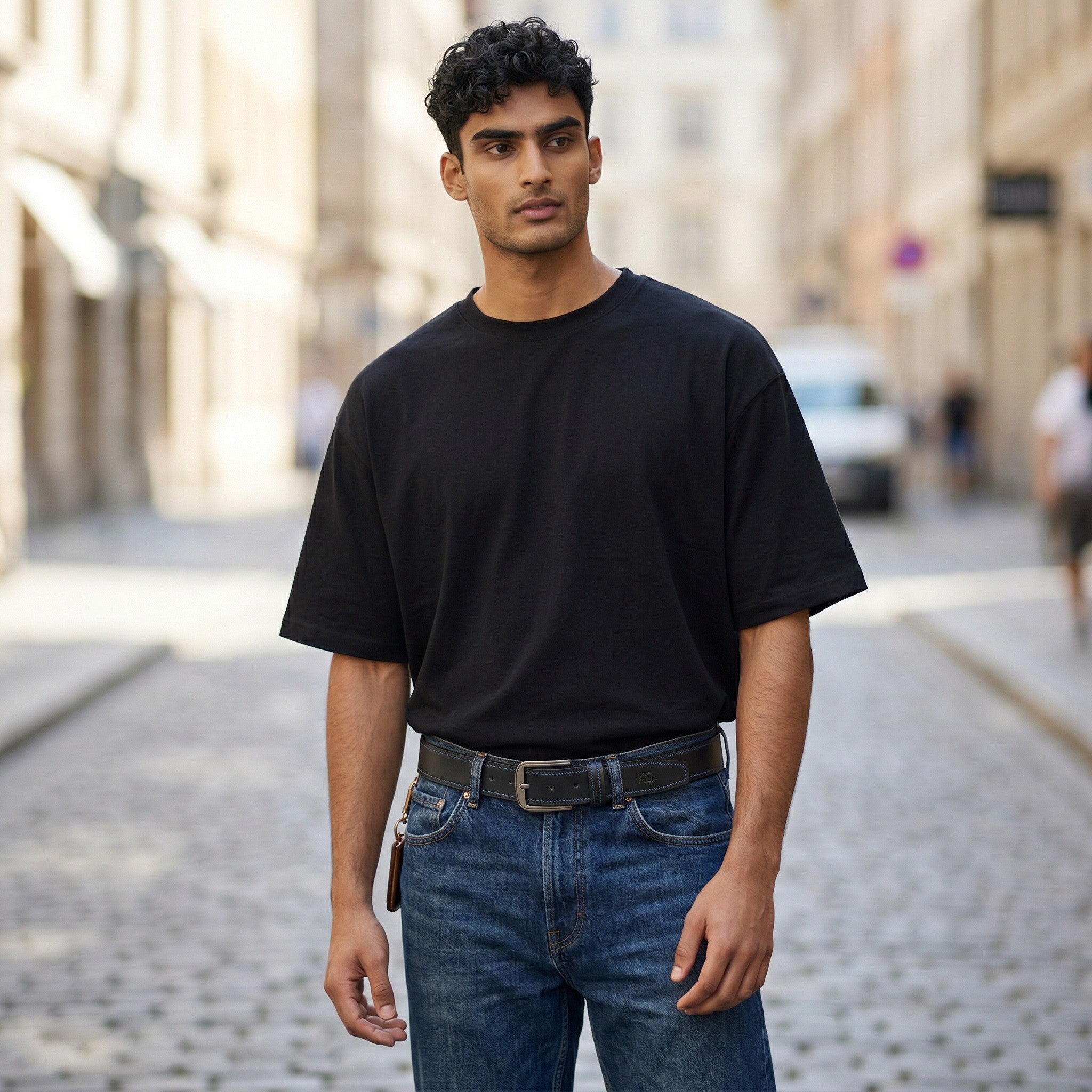 Cinturón Hombre "Bliss" – Confort Superior en Cuero Flexible "La suavidad que no sacrifica resistencia. El cinturón que se adapta a ti."