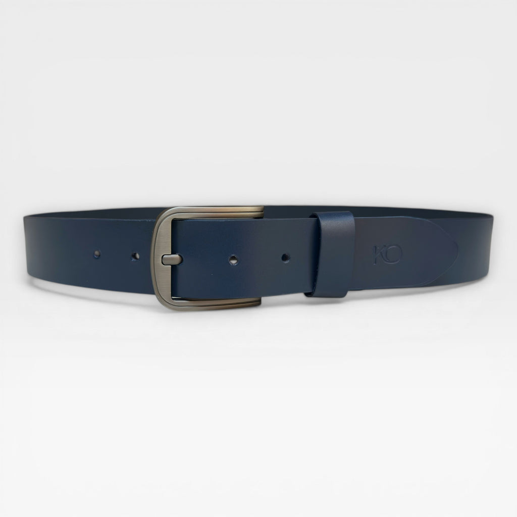 Cinturón Casual Estilo Vintage en Cuero Genuino para Hombre (4cm)