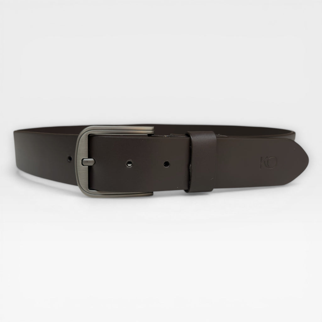 Cinturón Casual Estilo Vintage en Cuero Genuino para Hombre (4cm)
