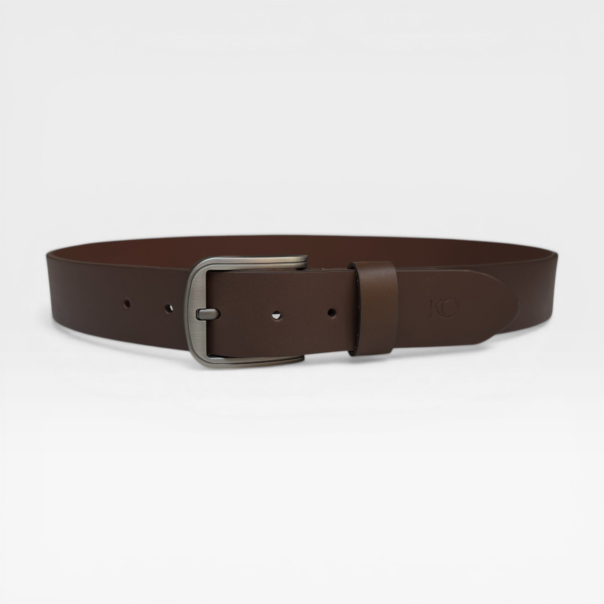 Cinturón Casual Estilo Vintage en Cuero Genuino para Hombre (4cm)