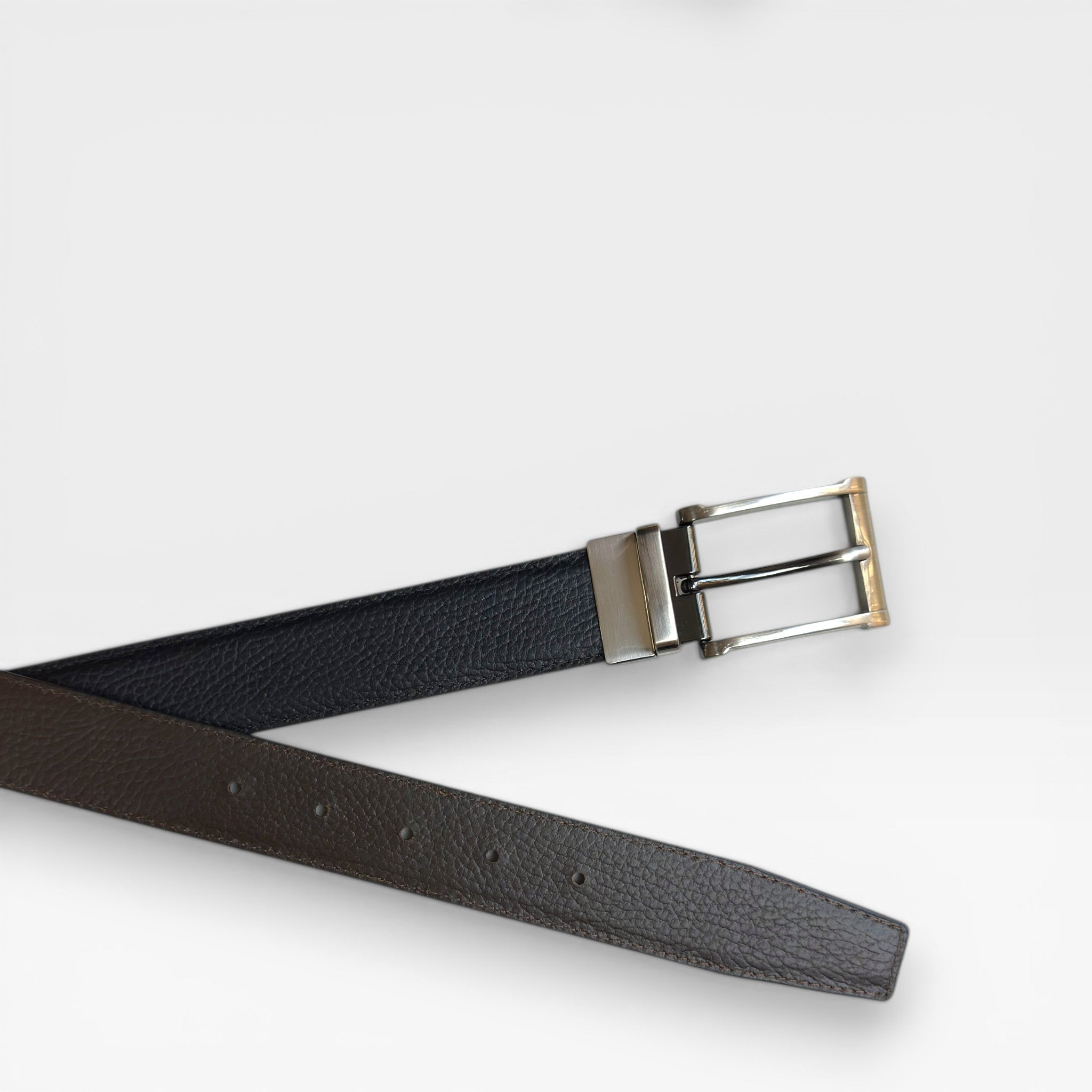 Cinturón Hombre Refined – Doble Faz en Cuero Legítimo