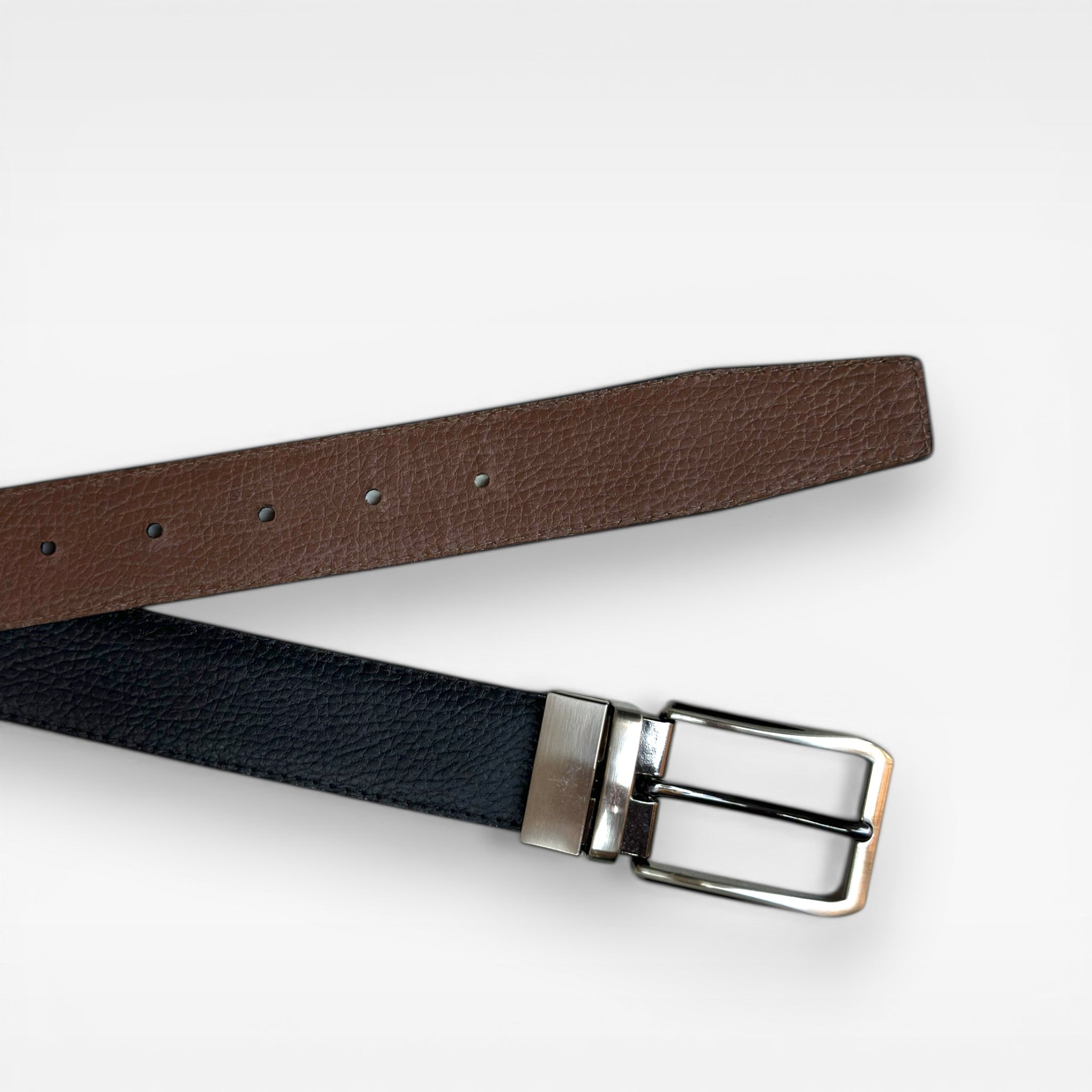 Cinturón Hombre Refined – Doble Faz en Cuero Legítimo