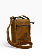 Bolso Manos Libres Cruzado en Cuero Genuino para Hombre — Diseño Minimalista