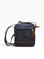Bolso Manos Libres Cruzado en Cuero Genuino para Hombre — Diseño Minimalista