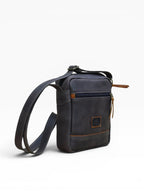 Bolso Manos Libres Cruzado en Cuero Genuino para Hombre — Diseño Minimalista