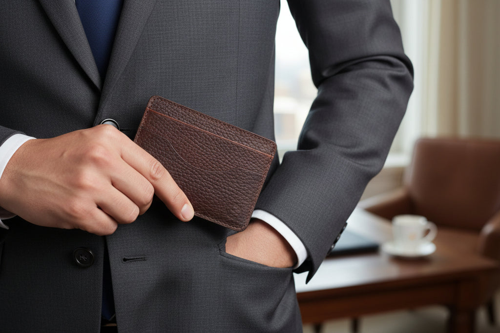 tarjetero para hombre slender