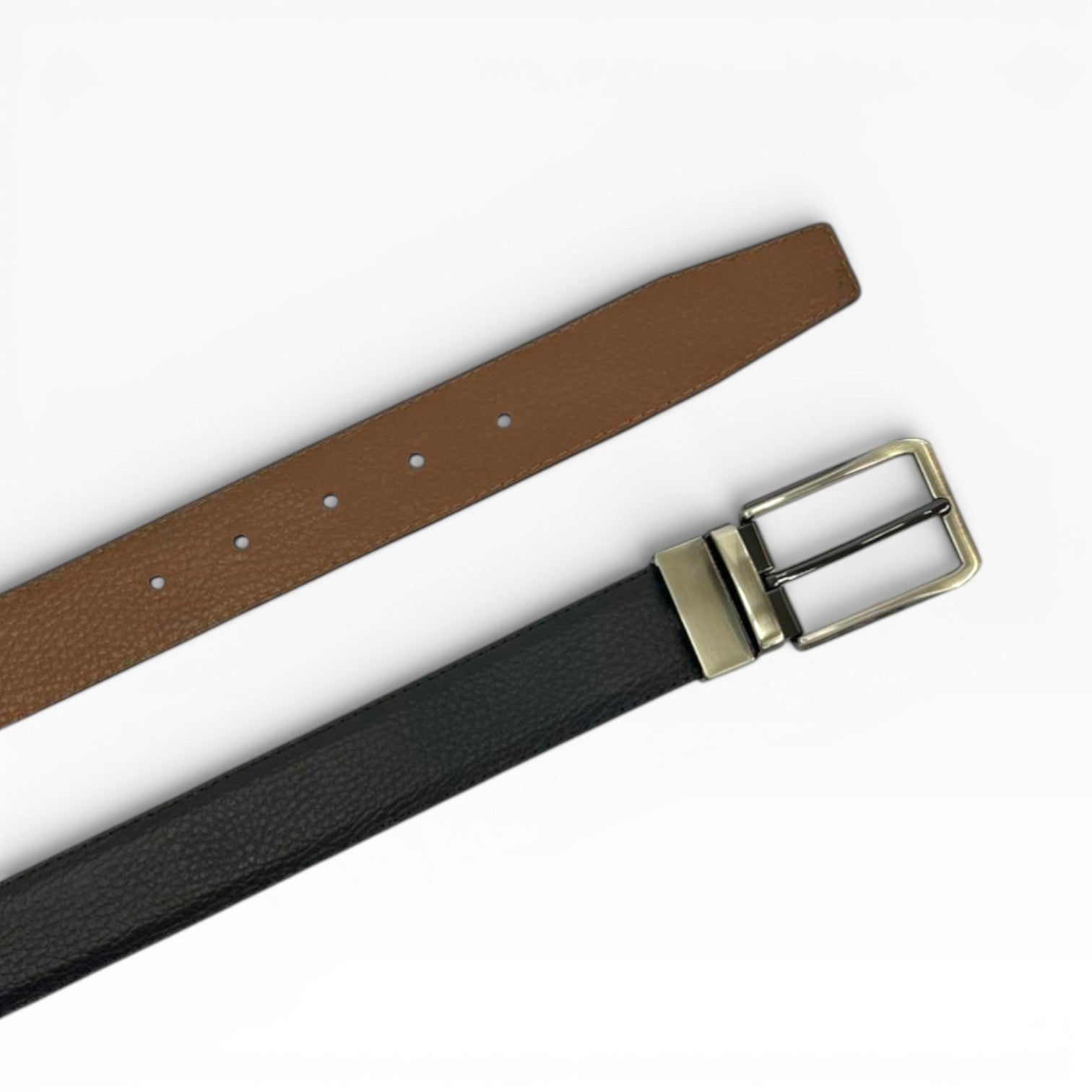 cinturón doble faz para hombre refined