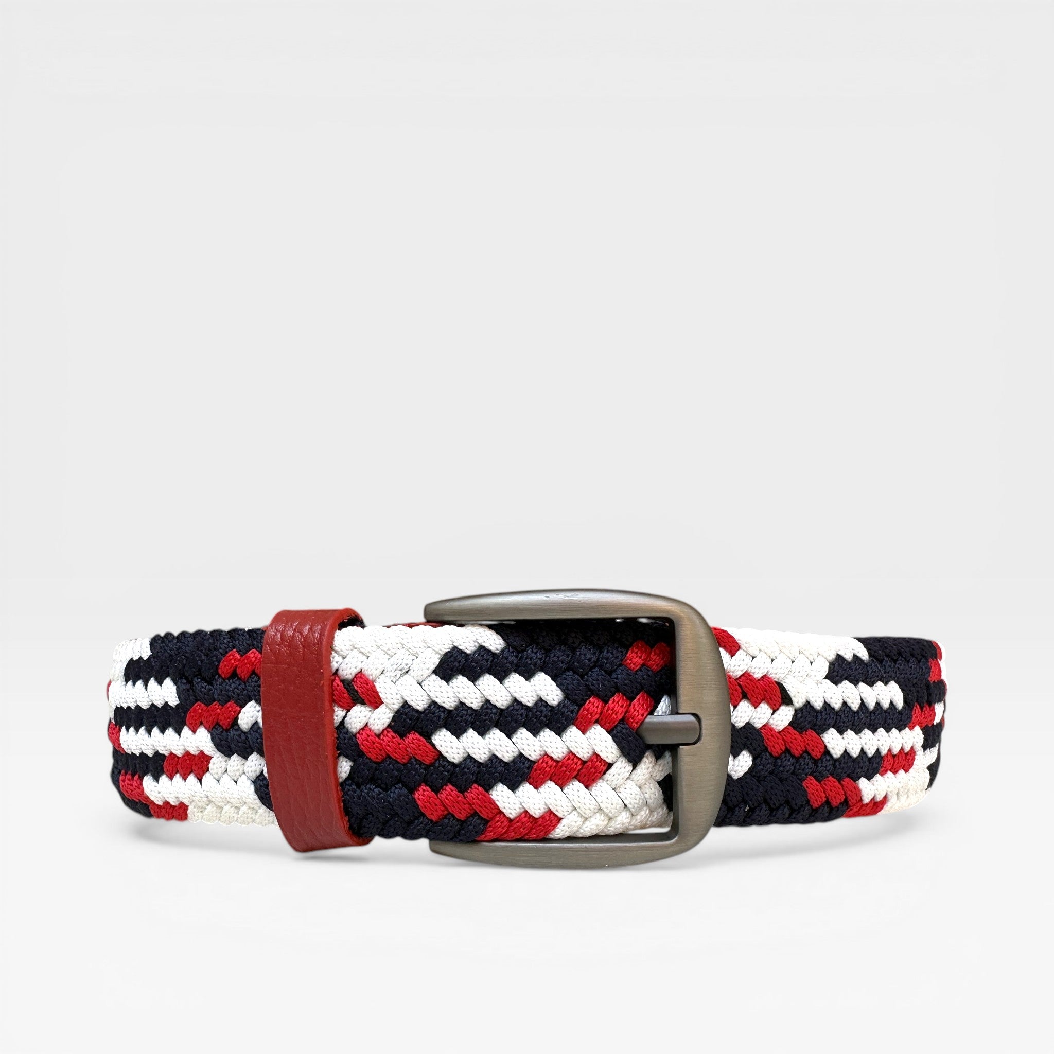 Cinturón Trenzado Elástico "Biarritz" – Detalle en Cuero Legítimo
