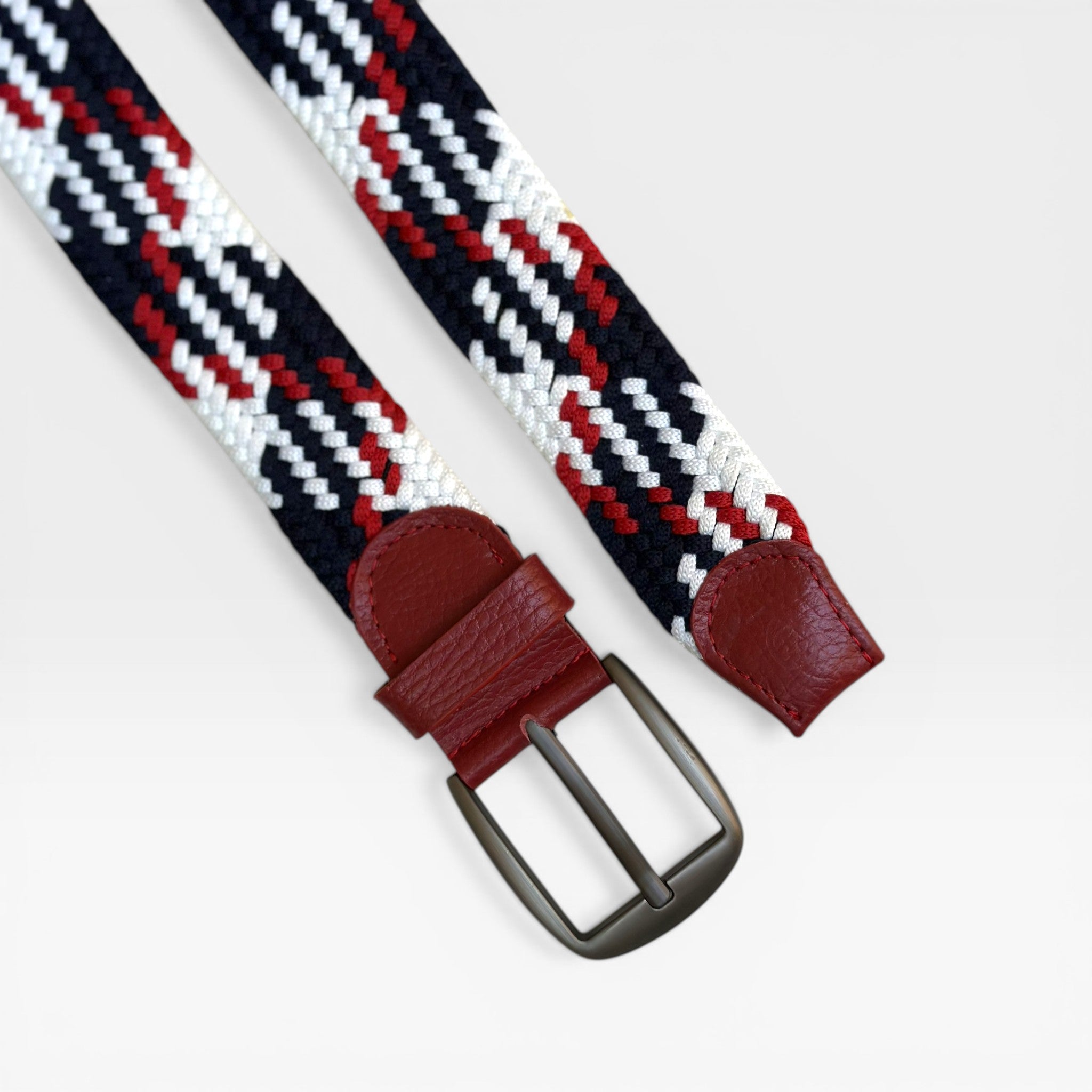 Cinturón Trenzado Elástico "Biarritz" – Detalle en Cuero Legítimo